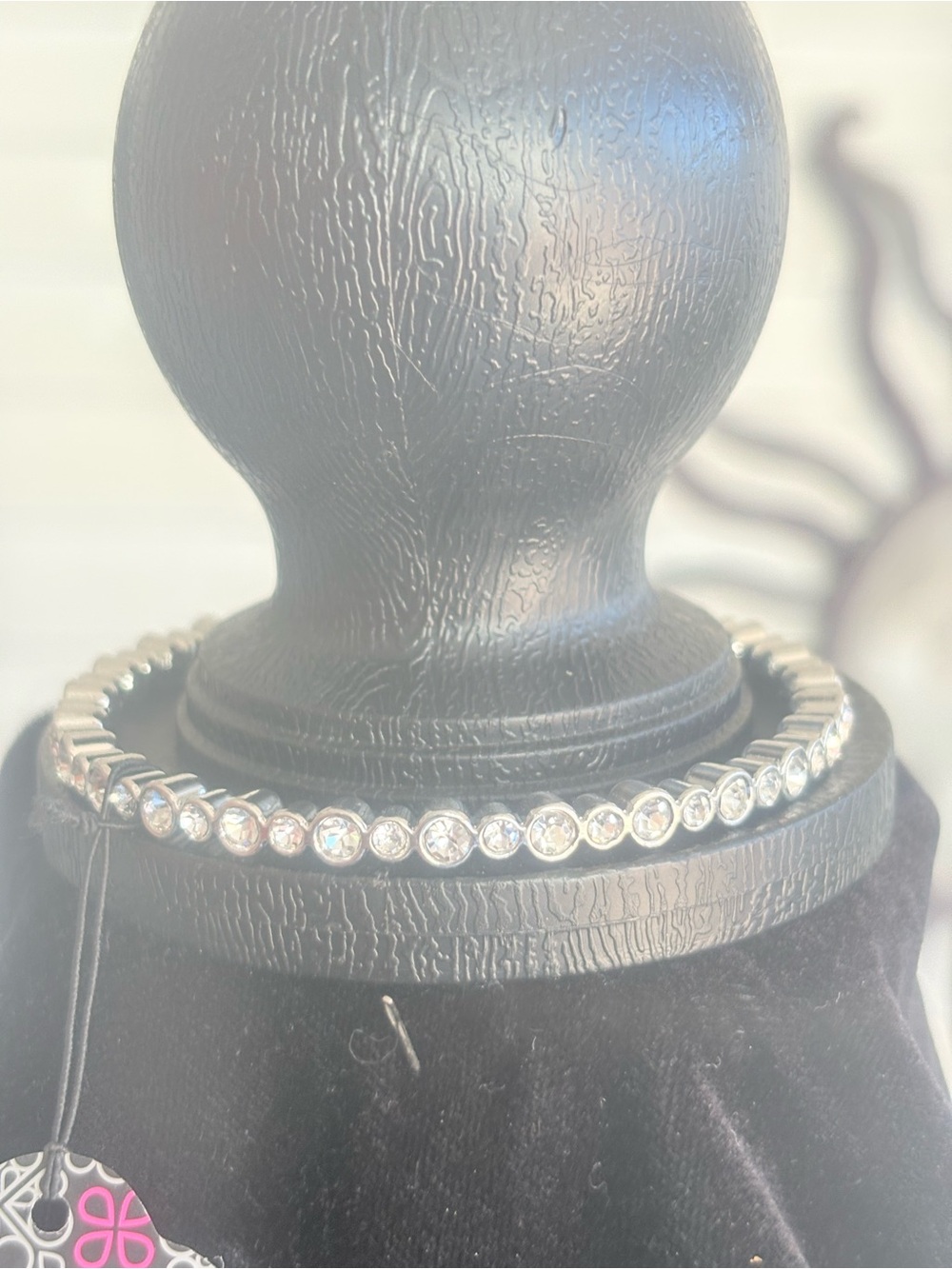 Crystal Tennis Bracelet - Silver Clear Stones